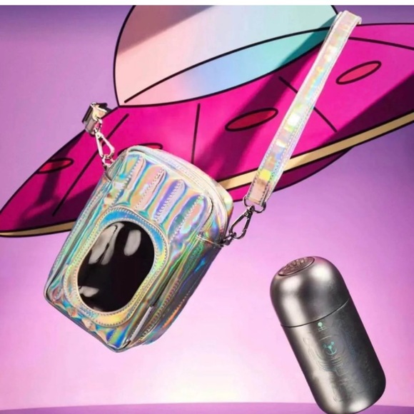 Starbucks 2024 China Summer Night Starry Sky bearista 7oz crossbody bag - Picture 11 of 11